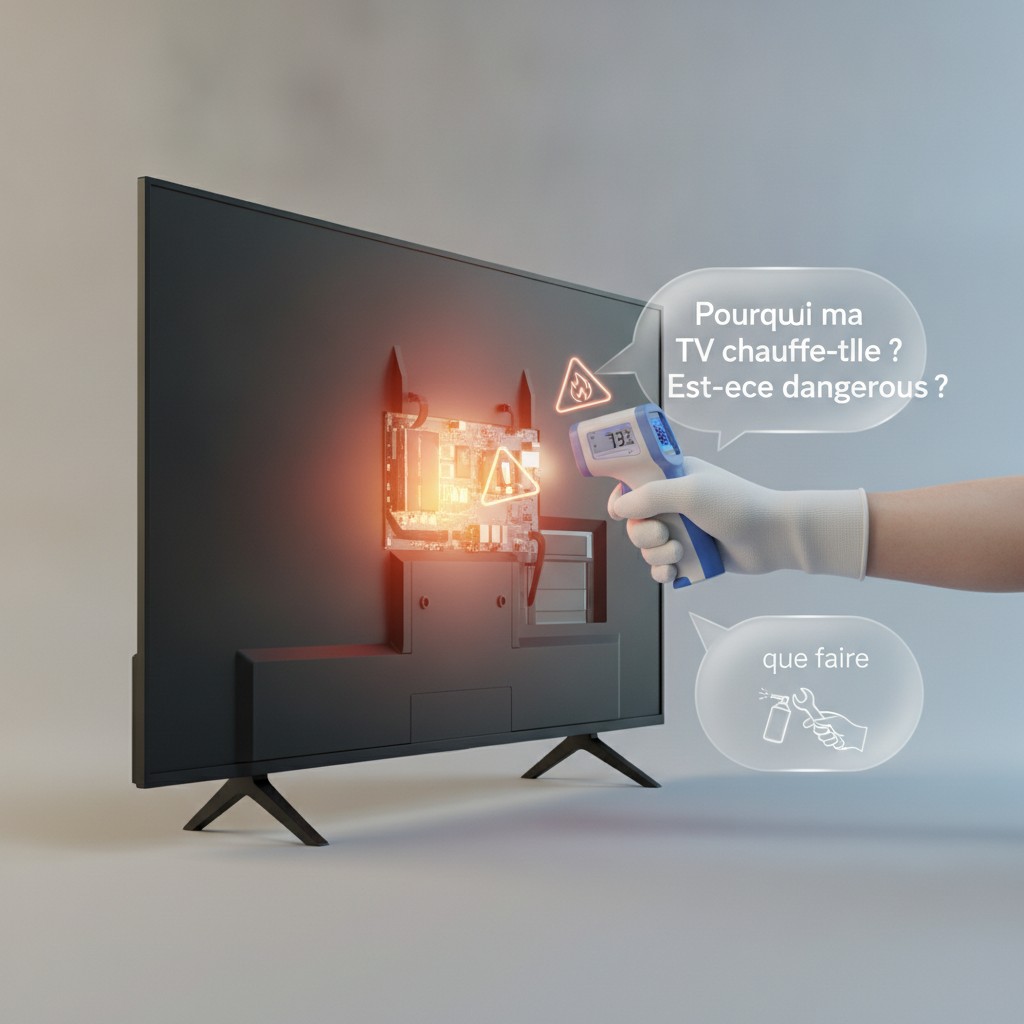 Pourquoi ma TV chauffe-t-elle ? Est-ce dangereux et que faire